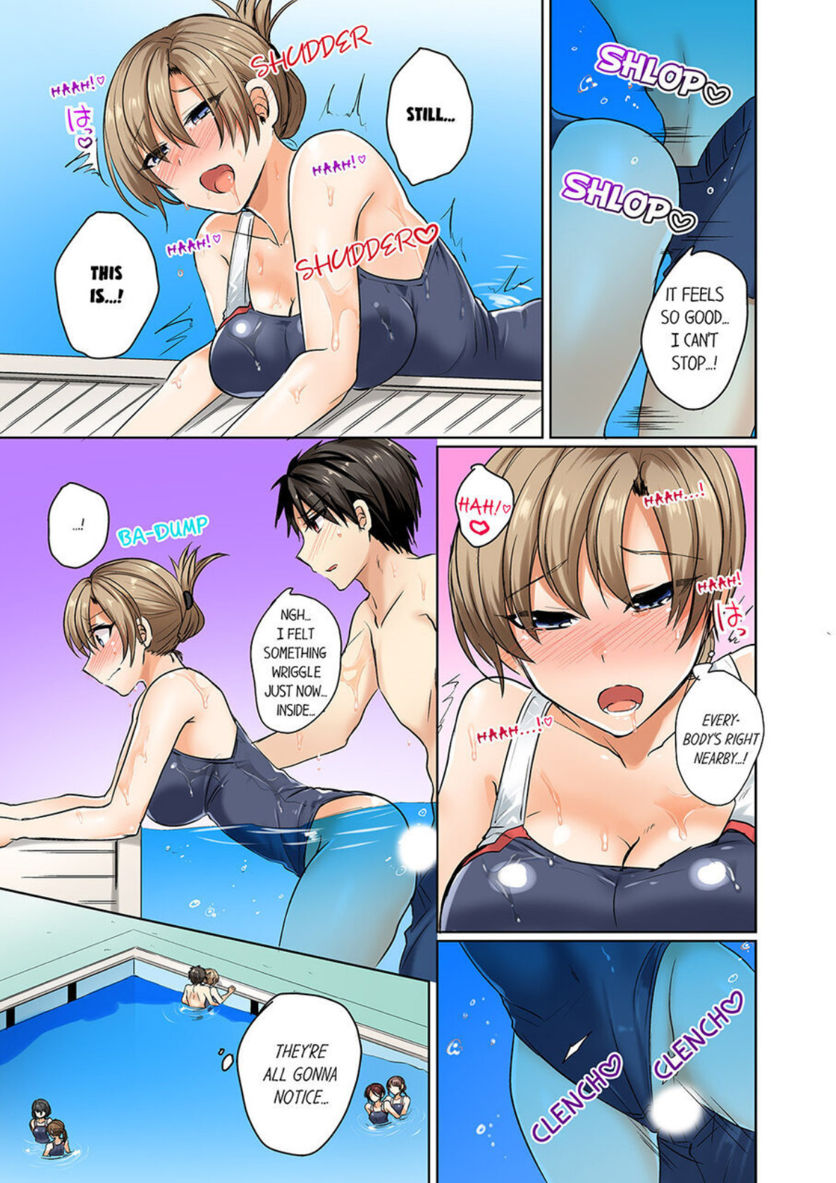 Hentai Manga Comic-My Swimsuit Slipped... And it went in!? A Mixed Synchronized Swimming Club with More Than Just Nip Slips in Store! ~ 1-Read-25